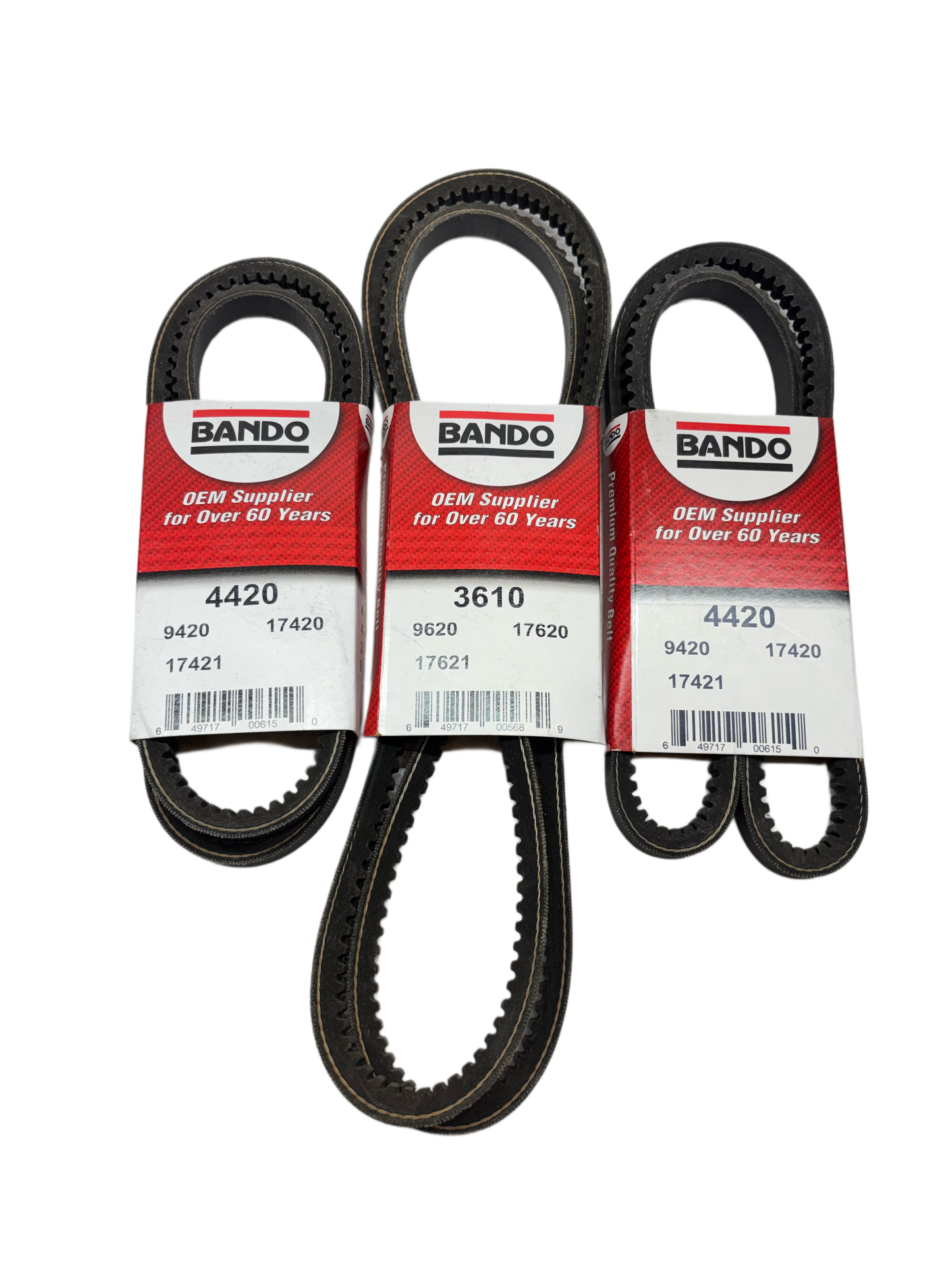 Belts Engine Set For Isuzu NPR NQR NPR-HD 4HE1 4.8L 4HK1 5.2L 1998 – 2007