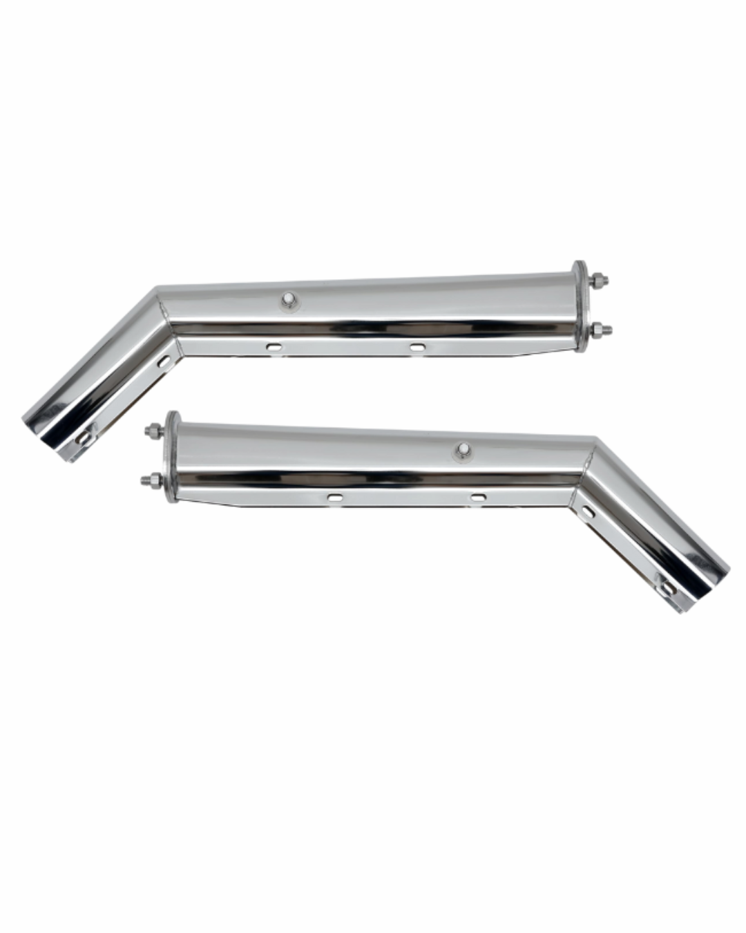 CHROMED MUD FLAP HANGER (45 ANGLED 2.5´)