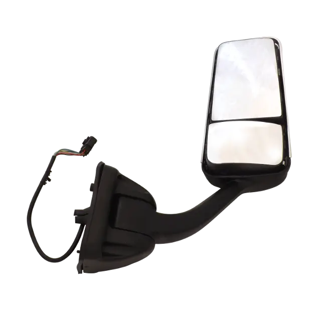 FREIGHTLINER CASCADIA CHROME BLACK MIRROR WITH ELECTRIC OPERATION RIGHT icjtruckparts
