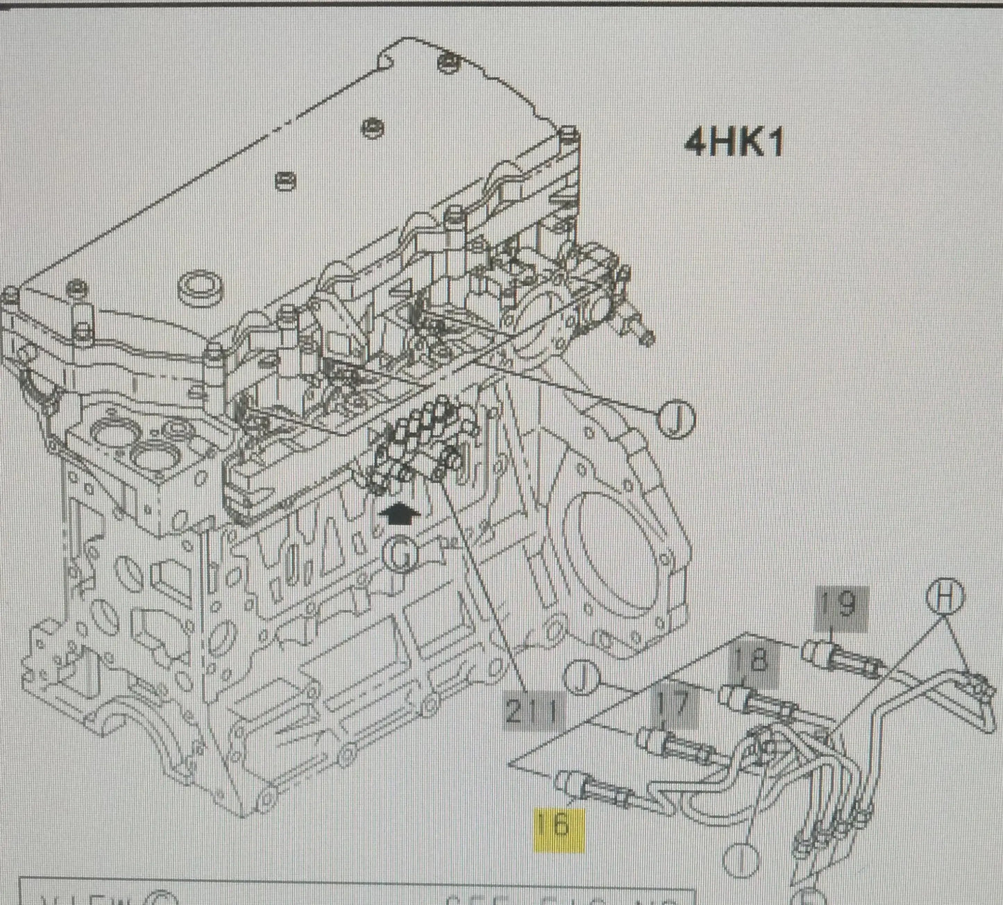 Pipe Injector No.1 For Isuzu Truck Engine 4HK1 icjtruckparts