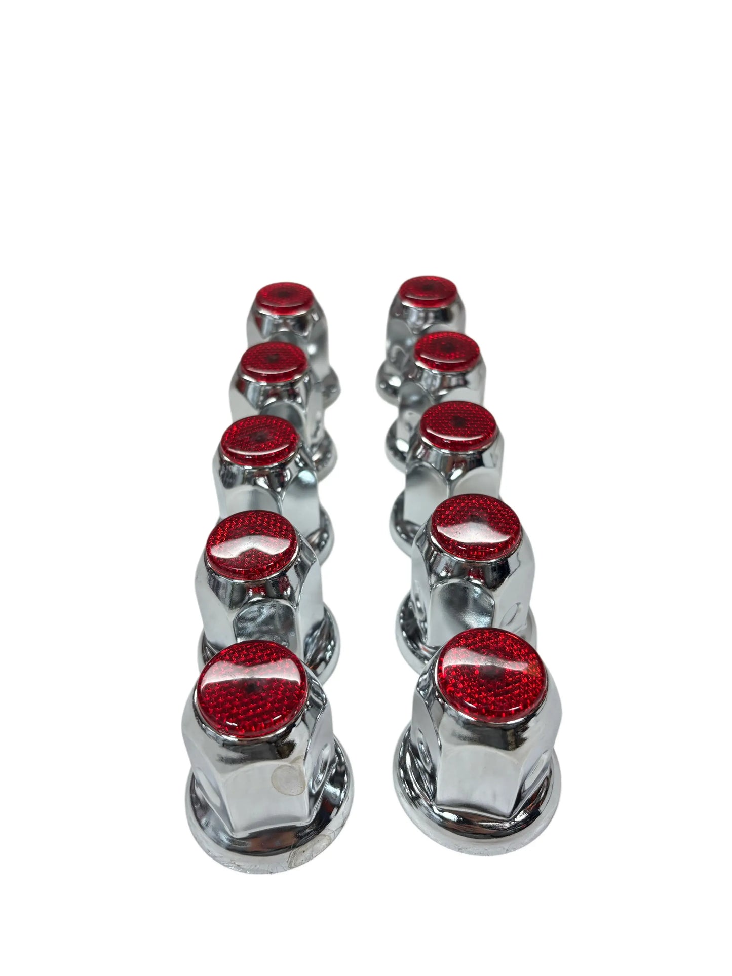 RED COLOR TOP REFLECTOR NUT COVER 33MM X 2-1/8" icjtruckparts
