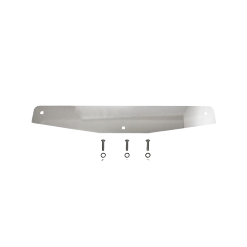 MUD FLAP BOTTOM PLATE CHROME WITH BOLT THROUGH STUDS