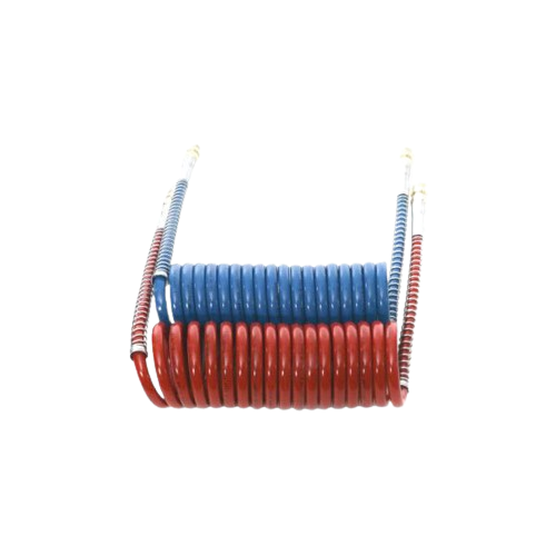 AIR BRAKE HOSES COIL SET 15 FT RED & BLUE