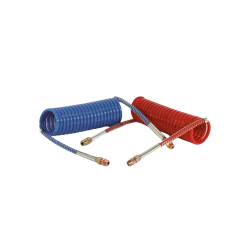 AIR BRAKE HOSES COIL SET 15 FT RED & BLUE