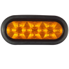 6" OVAL 10 LED PARK, TURN & CLEARANCE LAMP AMBER