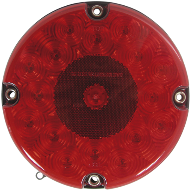 7" ROUND 16 LED RED LAMP SEALED STOP , TURN AND TAIL 12V