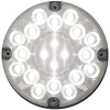 7" ROUND 17 LED WHITE LAMP SEALED BACK UP