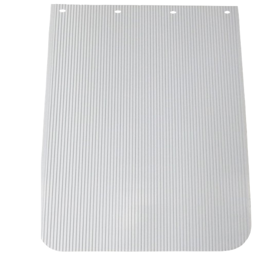 WHITE POLY MUDFLAPS 24X30 LOW SPRAY