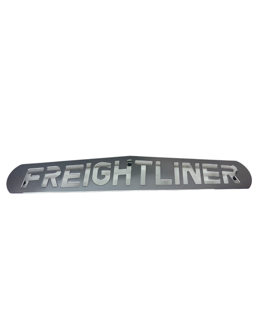 FREIGHTLINER MUD FLAP CHROME BOTTOM PLATE WELDED STUDS 24" X 4" (1PC)