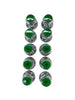 GREEN COLOR TOP REFLECTOR NUT COVER 33MM X 2-1/8"