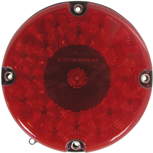 7" ROUND 16 LED RED LAMP SEALED STOP , TURN AND TAIL 12V icjtruckparts