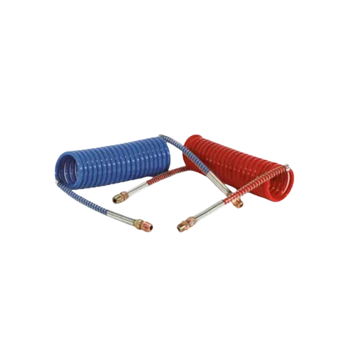 AIR BRAKE HOSES COIL SET 15 FT RED & BLUE icjtruckparts