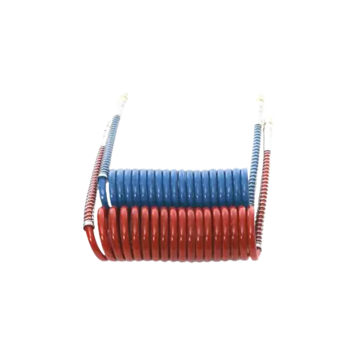 AIR BRAKE HOSES COIL SET 15 FT RED & BLUE icjtruckparts