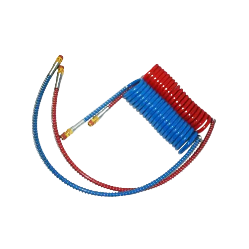 AIR BRAKE HOSES COIL SET RED & BLUE LENGTH 15FT icjtruckparts
