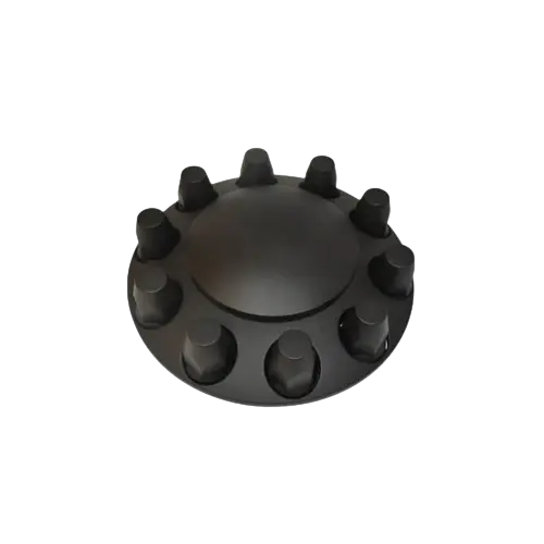 BLACK FRONT WHEEL COVER SET ABS icjtruckparts