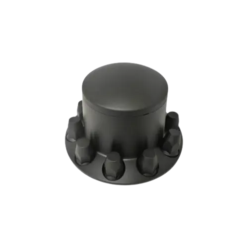 BLACK REAR WHEEL COVER SET CONE STYLE ABS icjtruckparts