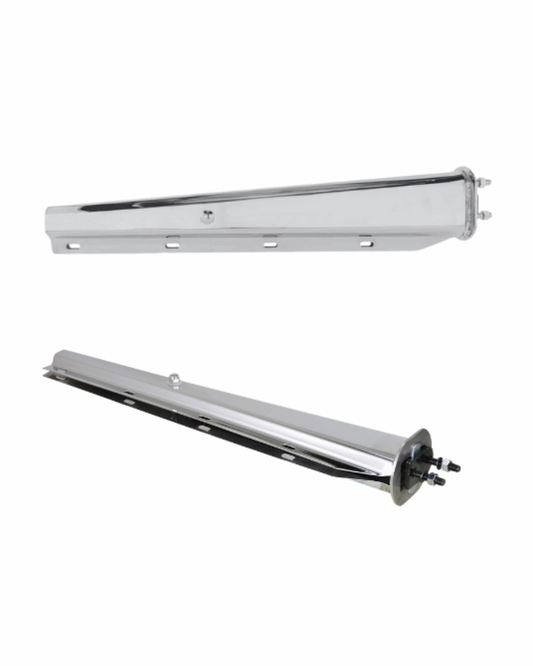 CHROMED MUD FLAP HANGER (STRAIGHT 1-1/8´)