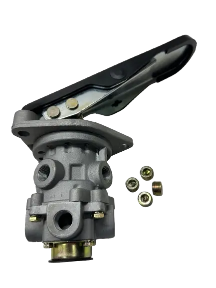 E-6 Foot Brake Valve With Pedal, All Ports 3/8 in. P.T. For Mitsubishi Fuso, Isuzu, Hino, & Nissan Trucks icjtruckparts