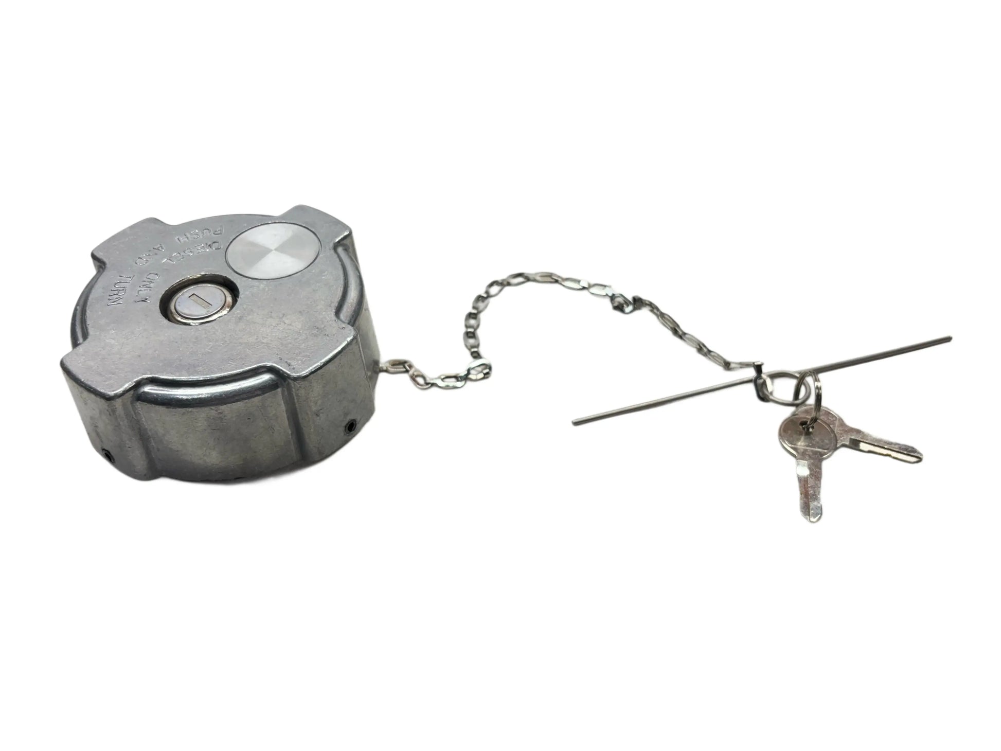 FUEL CAP 3IN 1/4TURN LOCKING WITH KEY, NON-VENTED - FREIGHTLINER COLUMBIA/CASCADIA/CENTURY/CORONADO/M2112 icjtruckparts