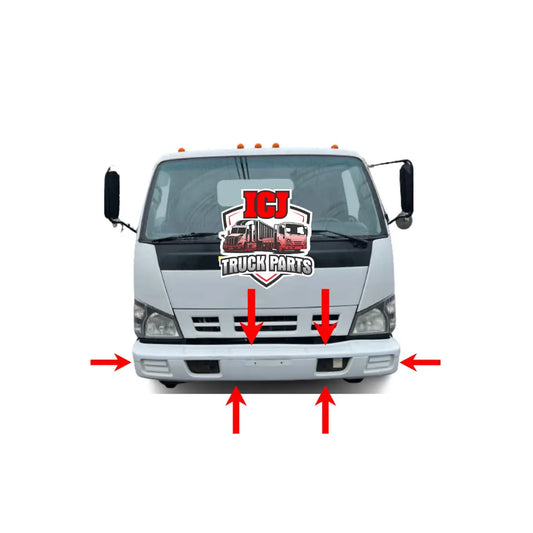 Front Bumper For Isuzu NPR NPR-HD NQR NRR 4HE1 4.8L 4HH1 5.2L 2005-2007 icjtruckparts