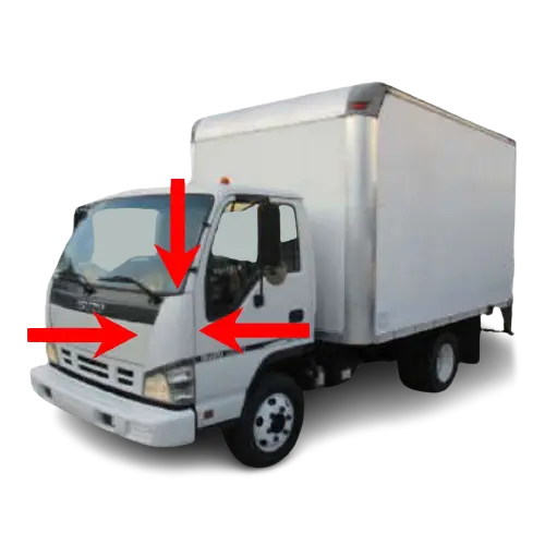 Front Side Panel Driver Side (LH) For Isuzu NPR NPR-HD NQR NRR 2005-2007 (8-97585-430-4) icjtruckparts