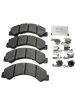 Brake Pads Kit Front For Isuzu NPR NPR-HD Reach 4HK1 5.2L 4HE1 4.8L 4JJ1T 3.0L 1998-2023