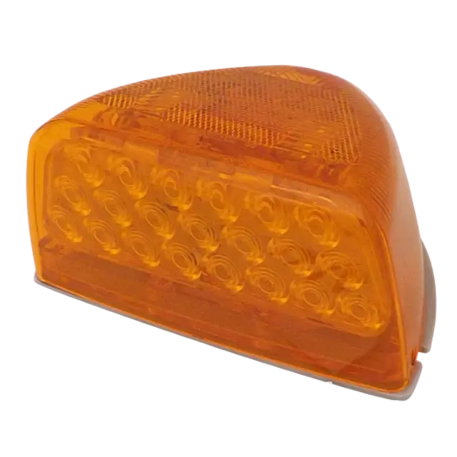 LED FRONT TURN SIGNAL PC LENS & HOUSING PETERBILT 12V icjtruckparts