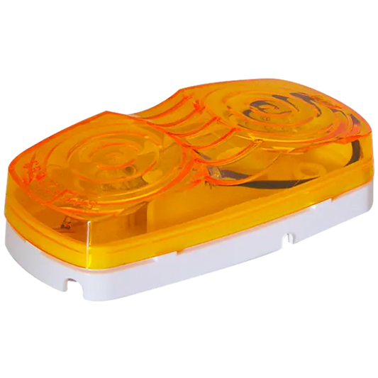 MARKER LIGHT AMBER 2 BULBS REPLACEABLE icjtruckparts