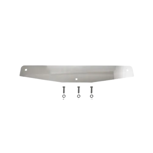 MUD FLAP BOTTOM PLATE CHROME WITH BOLT THROUGH STUDS icjtruckparts