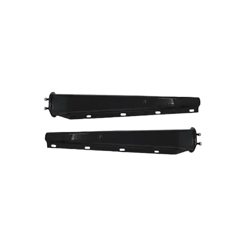 MUD FLAP HANGER BLACK SPRING LOADED STAPER STYLE STRAIGHT 2.5" BOLT CENTER TO CENTER icjtruckparts