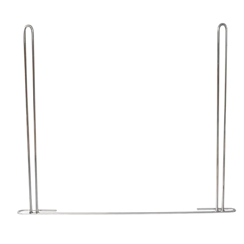 MUD FLAP HOLD DOWN CHROME ANTI-SAIL 24" X 21" (1PC) icjtruckparts