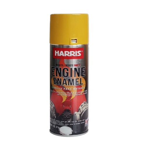 CATERPILLAR YELLOW Engine Spray Paint Harris Heat Resistant Engine Enamel , 6 PACK