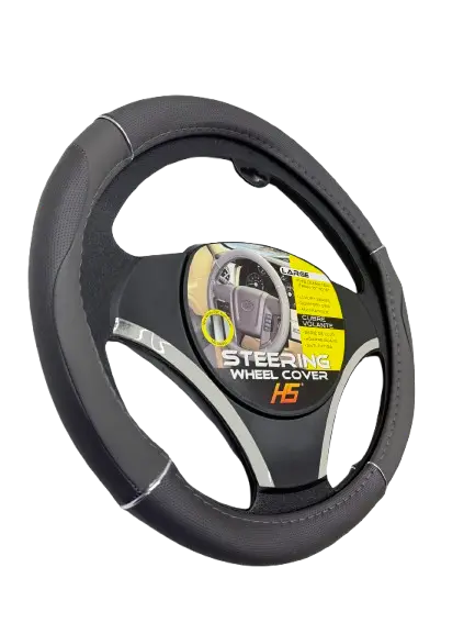 Steering Wheel Cover Gray 15 " to 16" For Isuzu (Universal) icjtruckparts