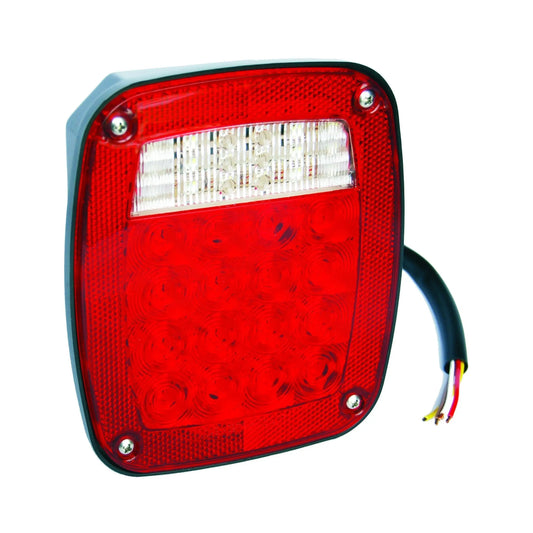 Universal Brake Light Lamp 34 LED RED / WHITE icjtruckparts