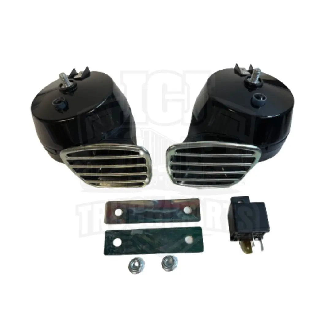 Universal Electromagnetic Horn HI-LO TONE 12 Volts I C J TRUCK PARTS