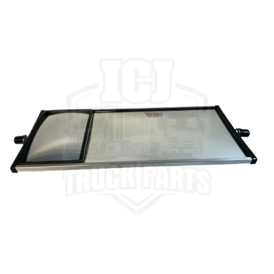 Universal Side Door Duplex mirror In Aluminum With Convex Auxiliary 6-1/2" X 16 Fits Isuzu I C J TRUCK PARTS