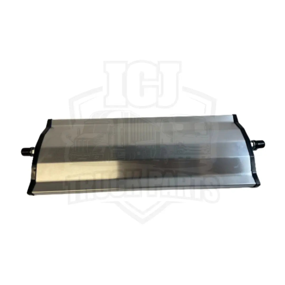 Universal Side Door Duplex mirror In Aluminum With Convex Auxiliary 6-1/2" X 16 Fits Isuzu I C J TRUCK PARTS