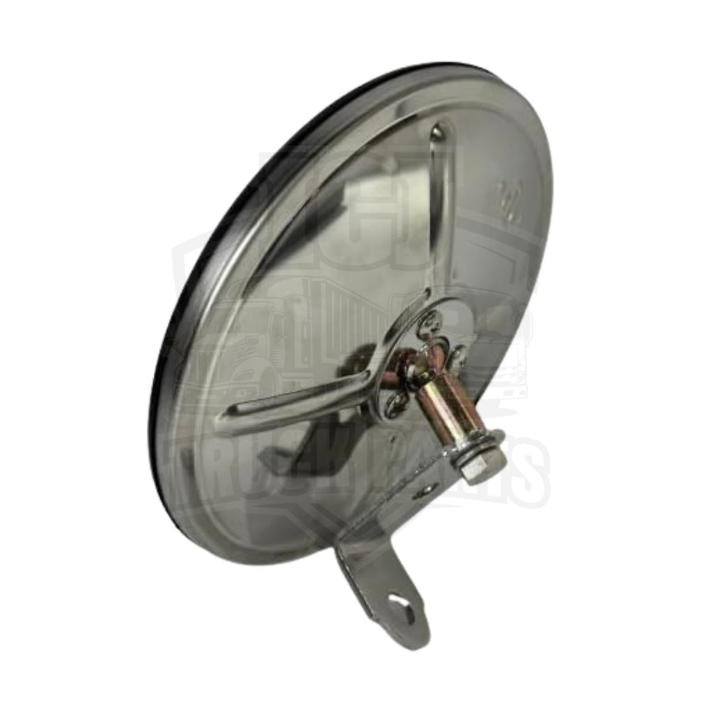 Universal Side Door Mirror 6" Stainless Steel Convex Mirror with Bracket & Center Stud Fits Isuzu