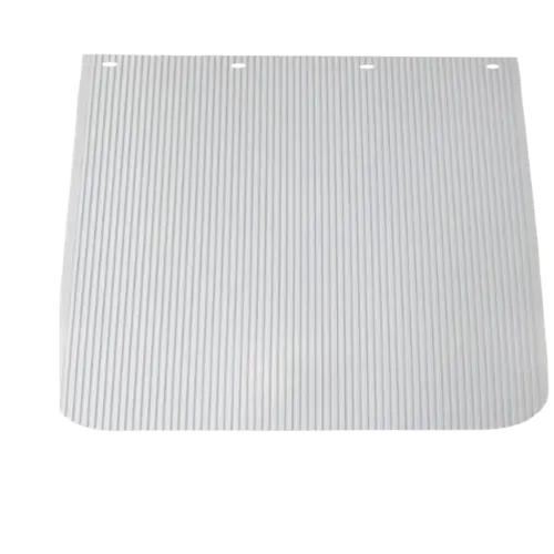 WHITE POLY MUDFLAPS 24X24 LOW SPRAY , SAFE PASS icjtruckparts