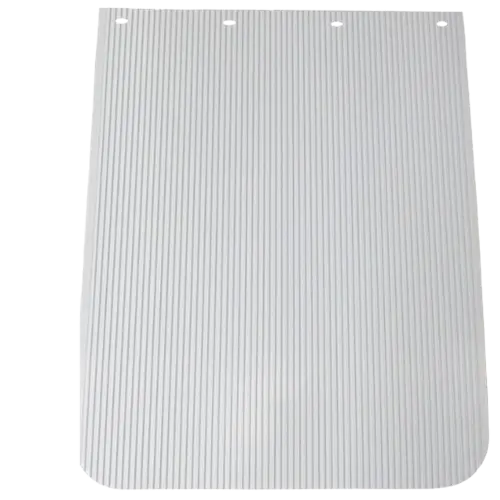 WHITE POLY MUDFLAPS 24X30 LOW SPRAY icjtruckparts