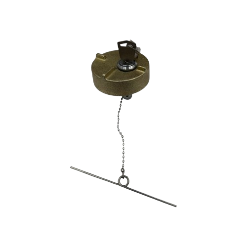 Fuel filter Cap with key NPR NRR NQR NPR-HD DIESEL ENGINE tank 33G 125L round type 1998-2016